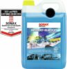 SONAX AntiFrost+KlarSicht Konzentrat (5 Liter) Scheibenwaschanlagen-Frostschutz sorgt für klare Sicht,...