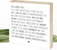 Wunderpixel® Holzbild Ich liebe Dich - Liebeserklärung - 15x15x2cm zum...